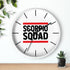 Scorpio Squad Wall clock